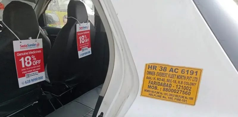 In-cab SastaSundar dangler